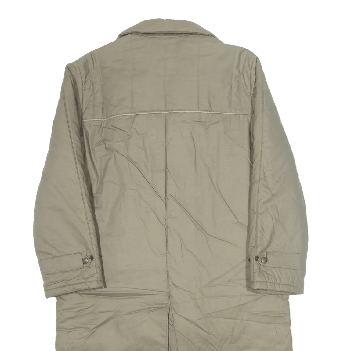 FREY Insulated Mens Trench Coat Beige 90s M