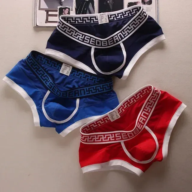 Geometric Printing Low Waist Boxer