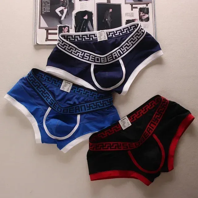 Geometric Printing Low Waist Boxer
