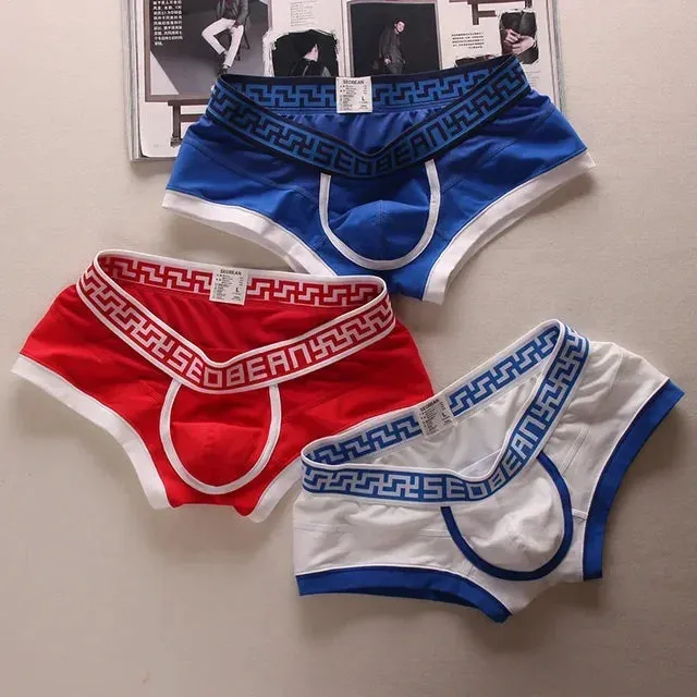 Geometric Printing Low Waist Boxer