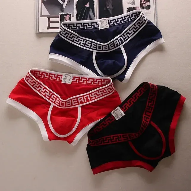 Geometric Printing Low Waist Boxer