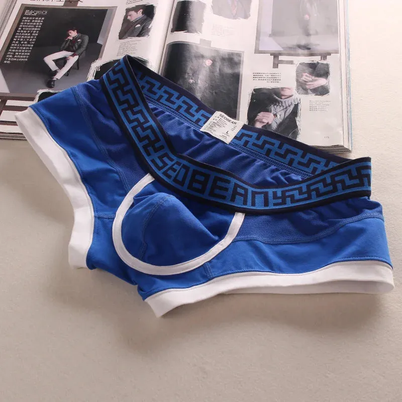 Geometric Printing Low Waist Boxer