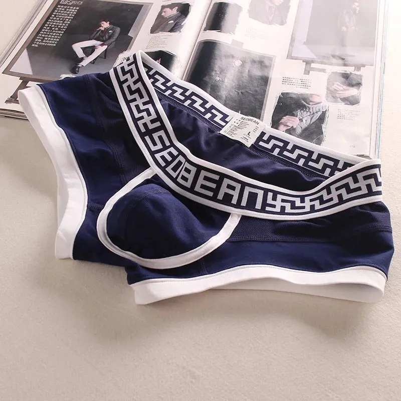 Geometric Printing Low Waist Boxer