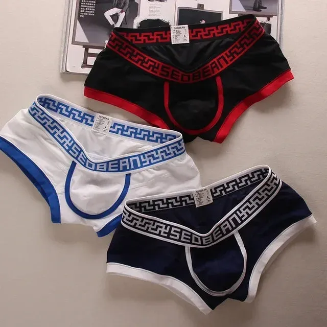 Geometric Printing Low Waist Boxer