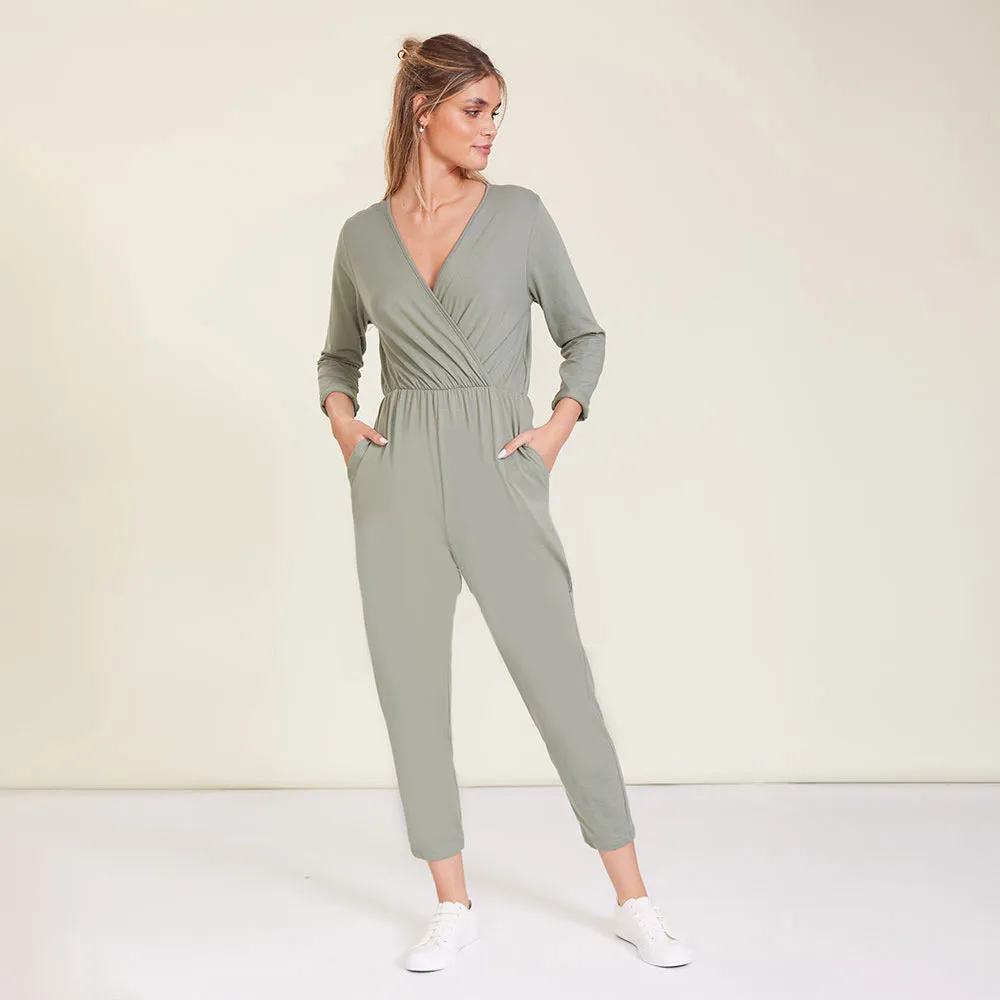 Gigi Jumpsuit (Khaki)