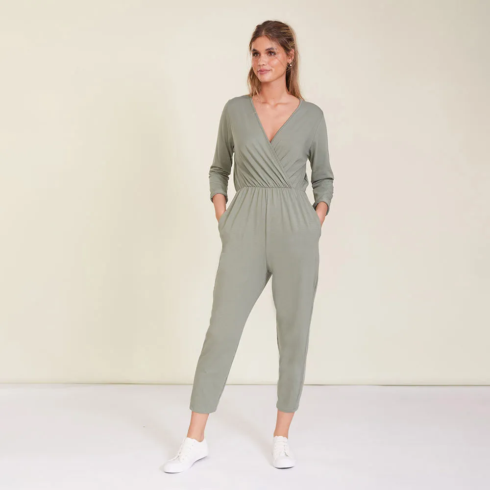 Gigi Jumpsuit (Khaki)