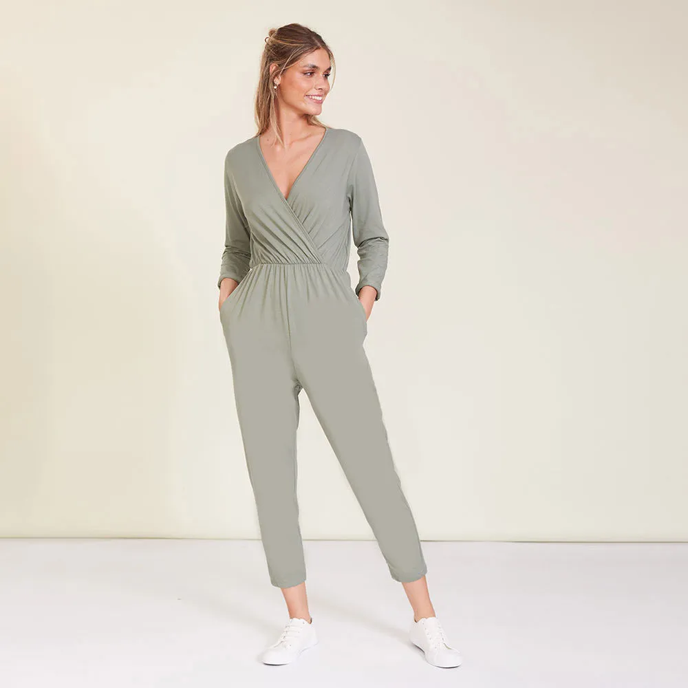 Gigi Jumpsuit (Khaki)