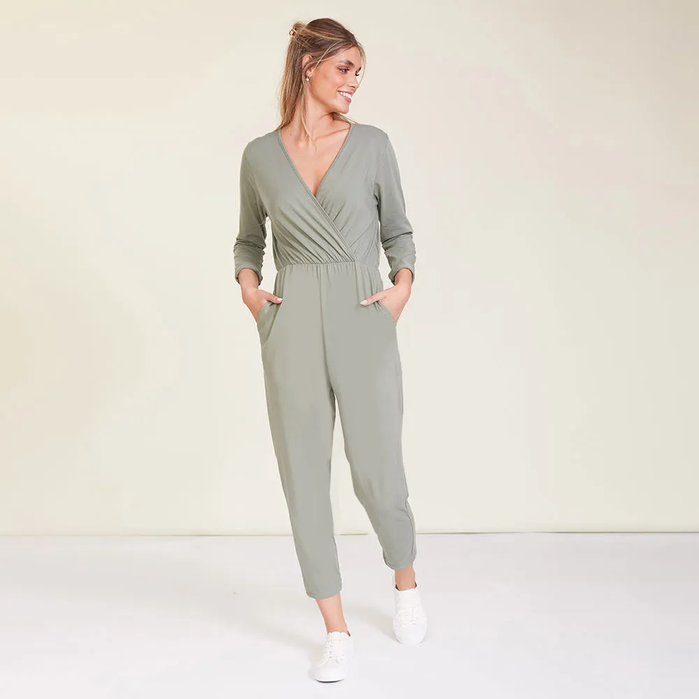 Gigi Jumpsuit (Khaki)