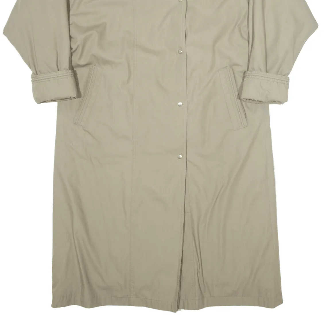 GIL BRET Insulated Womens Trench Coat Beige 90s L
