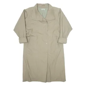 GIL BRET Insulated Womens Trench Coat Beige 90s L