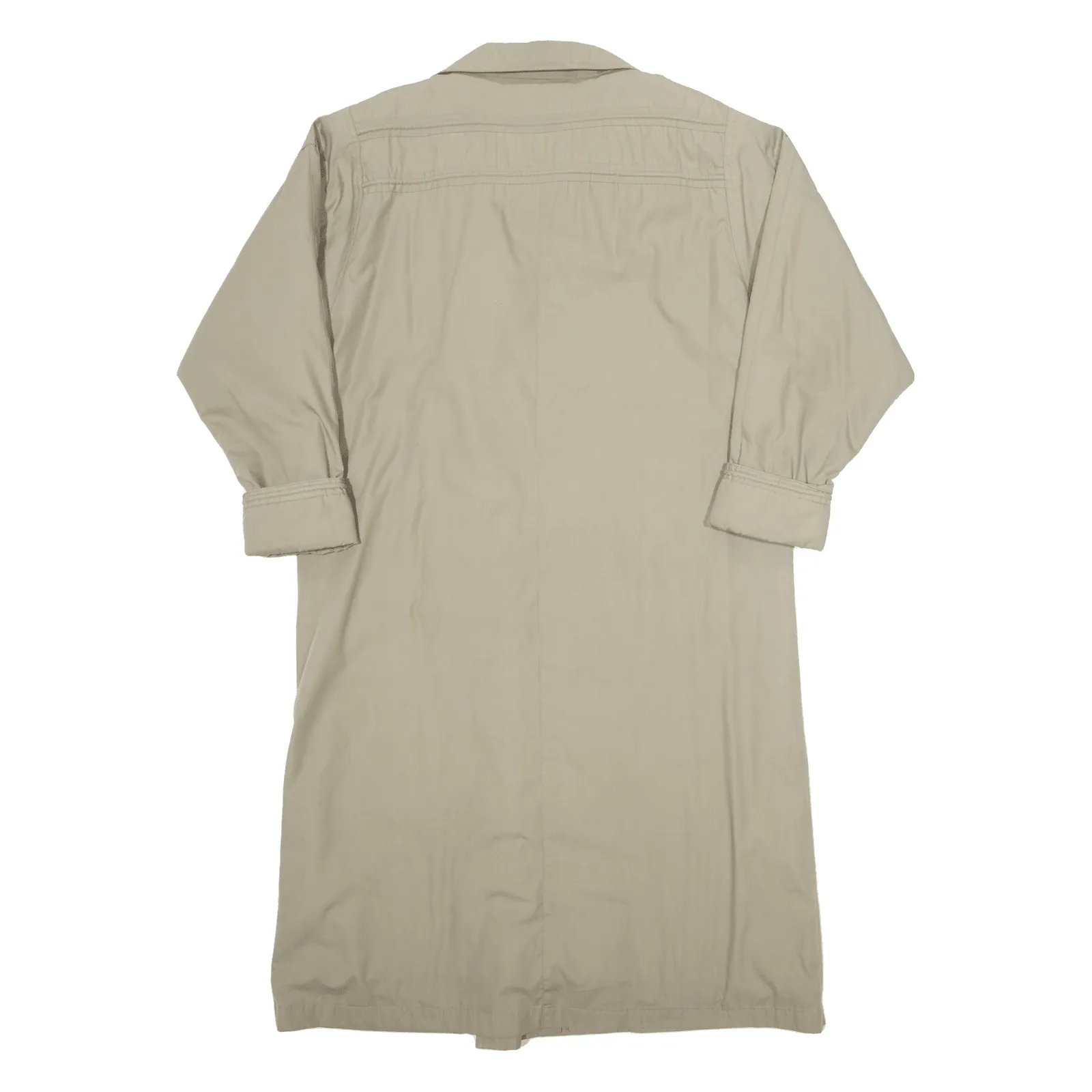GIL BRET Insulated Womens Trench Coat Beige 90s L