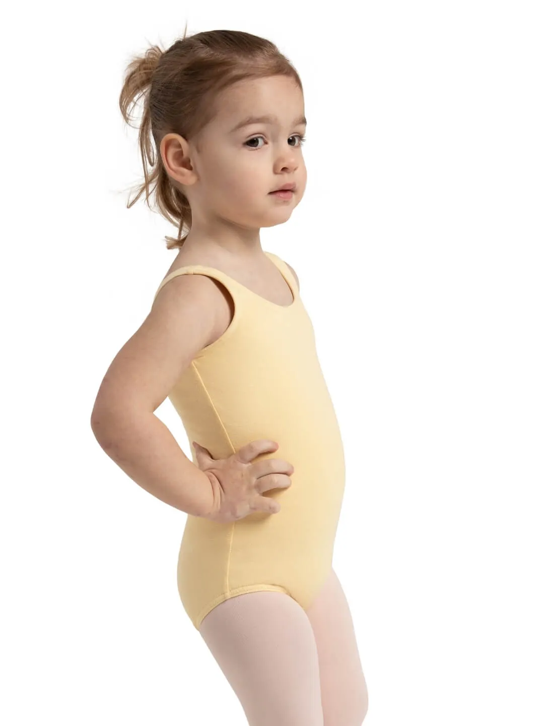 High-Neck Tank Leotard - Girls