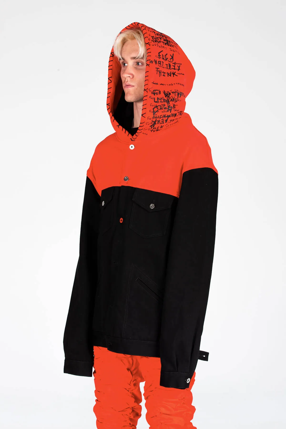 HOODED BALACLAVA MP DENIM JACKET