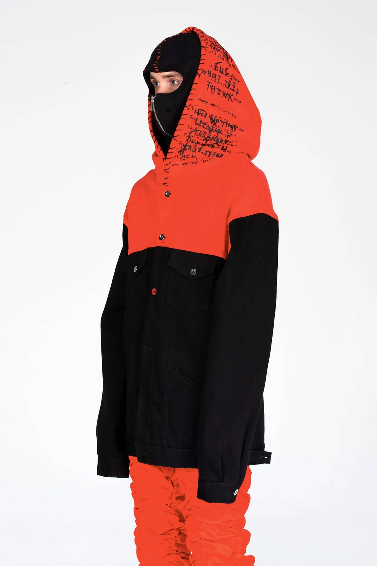 HOODED BALACLAVA MP DENIM JACKET