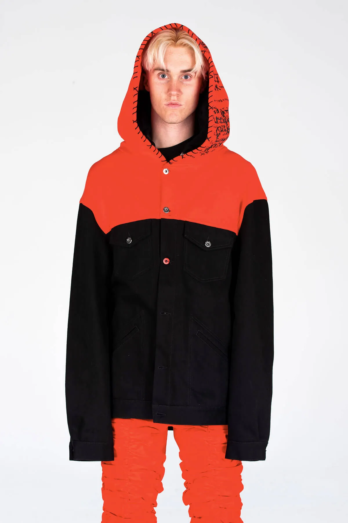 HOODED BALACLAVA MP DENIM JACKET