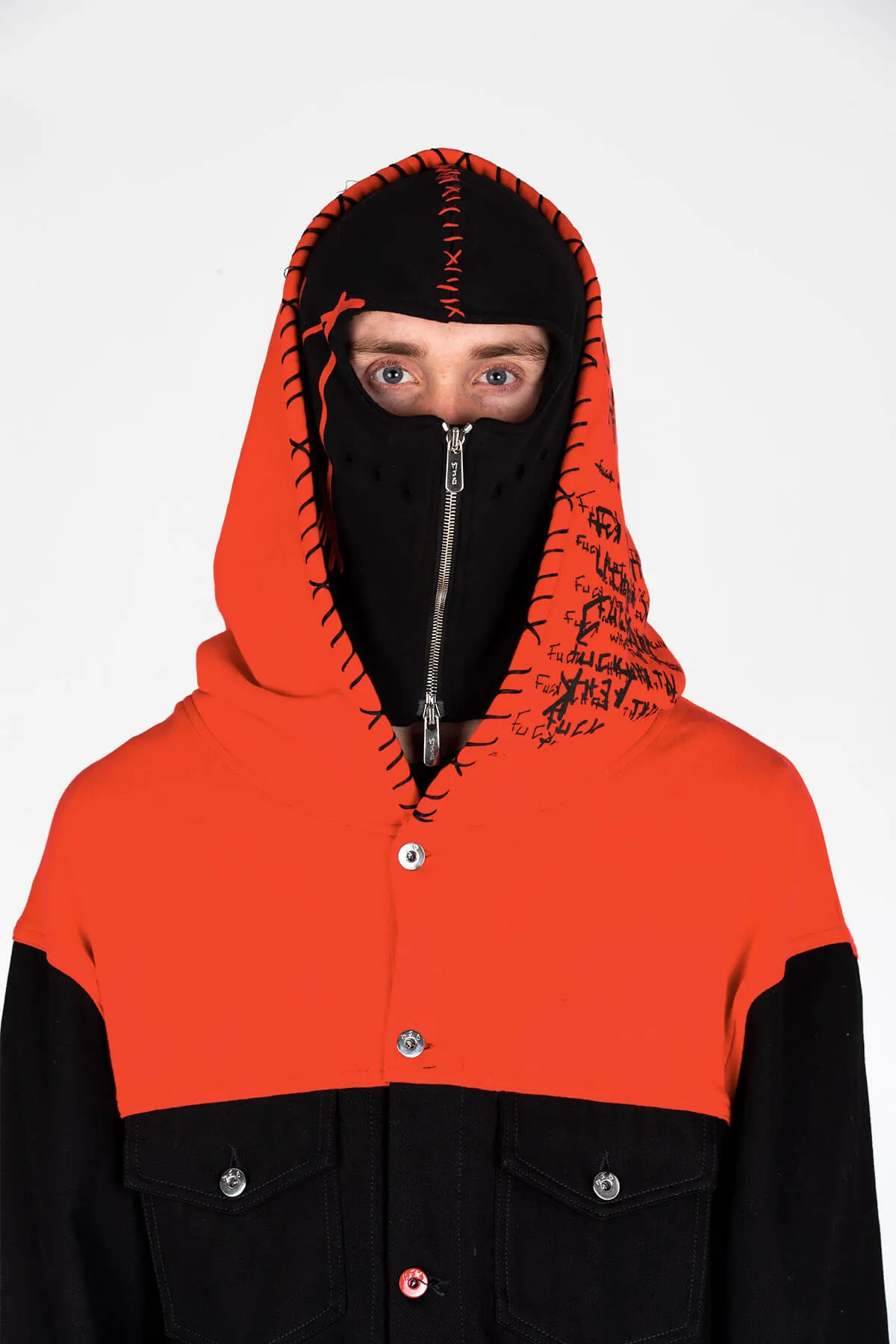 HOODED BALACLAVA MP DENIM JACKET