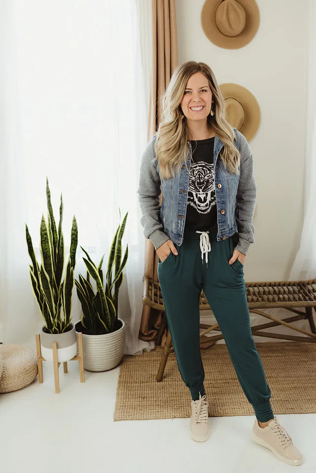 Hooded Denim Jacket