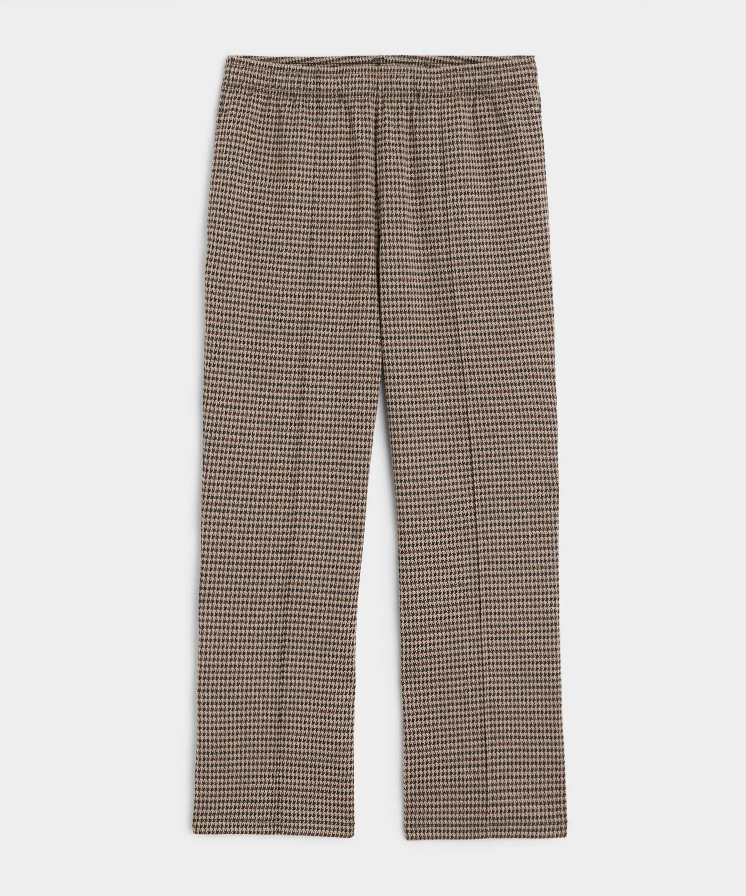 Houndstooth Pant in Dark Wheat