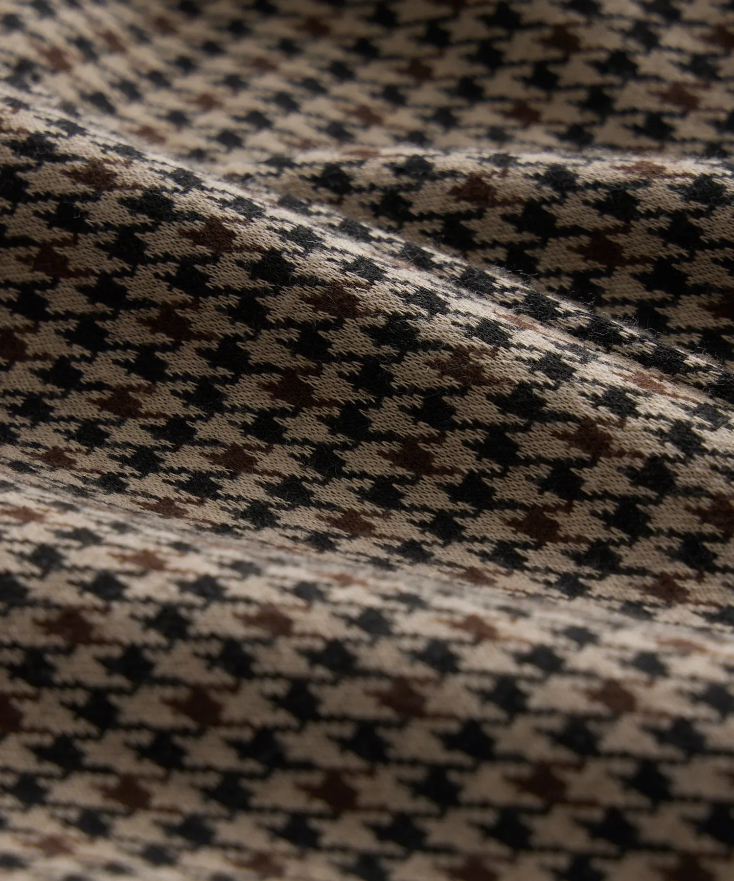 Houndstooth Pant in Dark Wheat