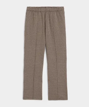 Houndstooth Pant in Dark Wheat