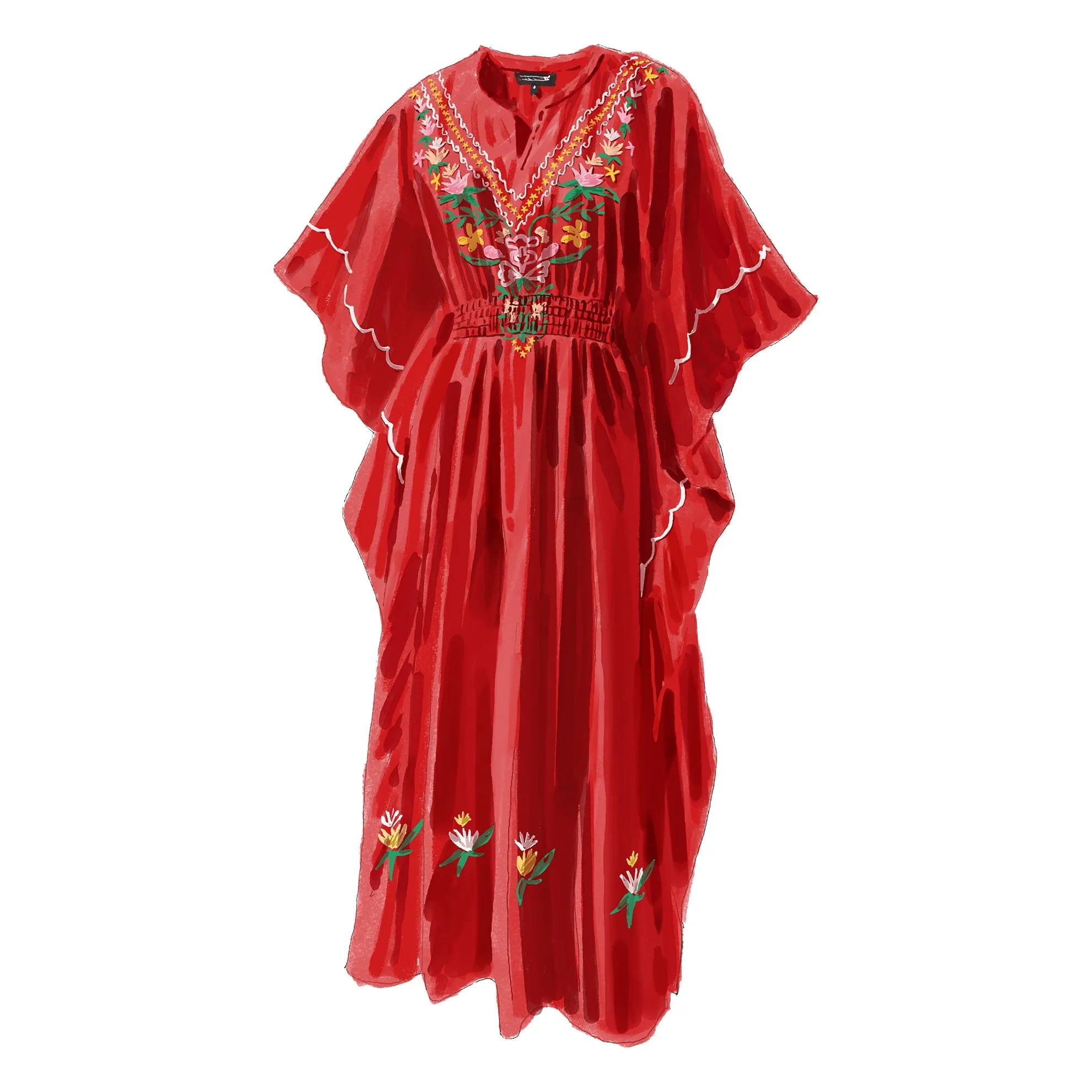 Ikarian Embroidered Caftan