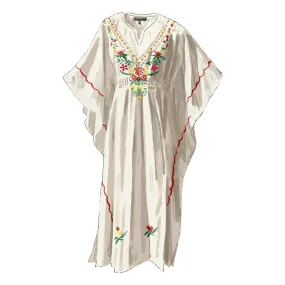 Ikarian Embroidered Caftan