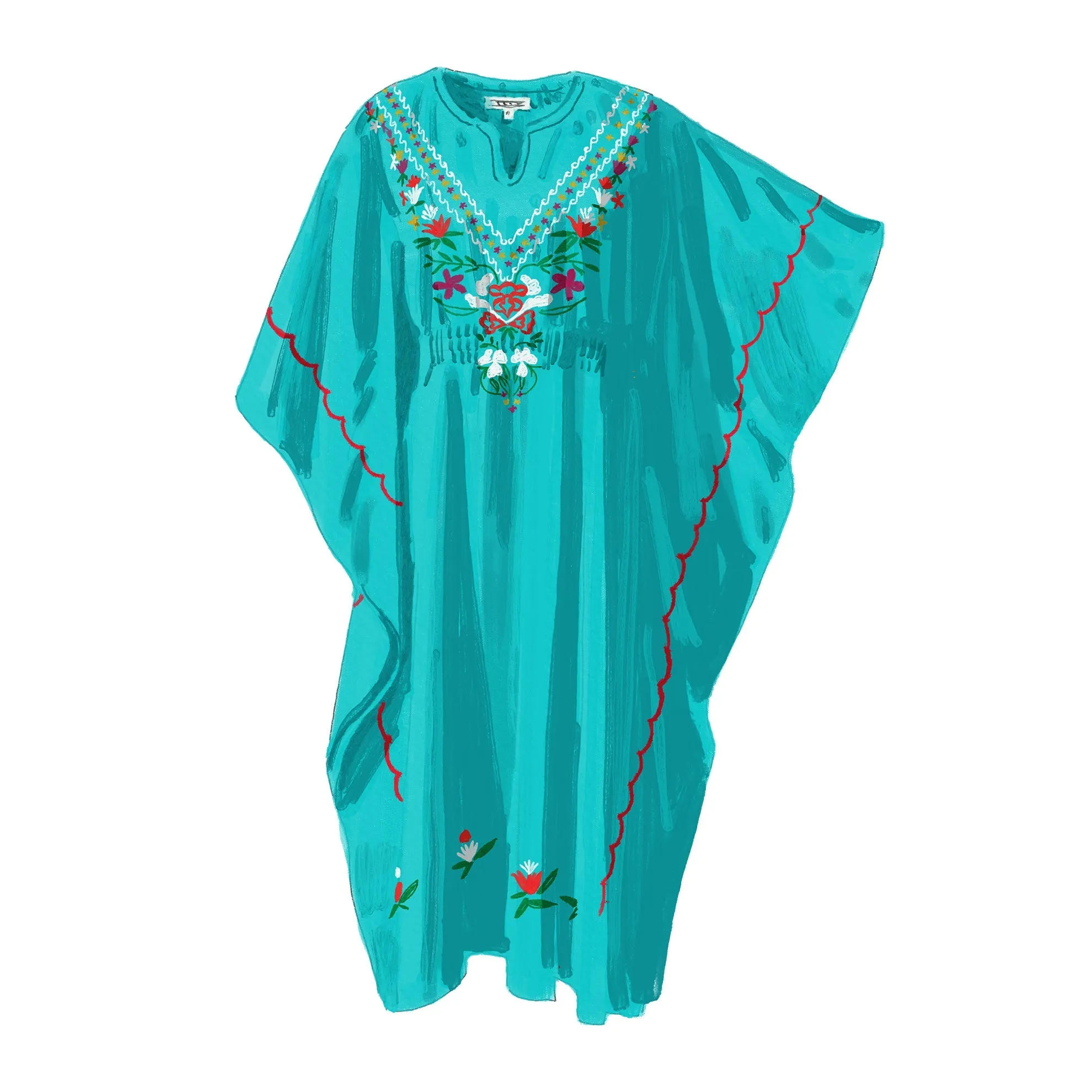 Ikarian Embroidered Caftan