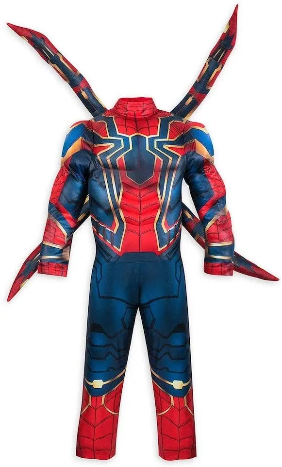 Iron Spiderman Dress with Pullover mask and wings