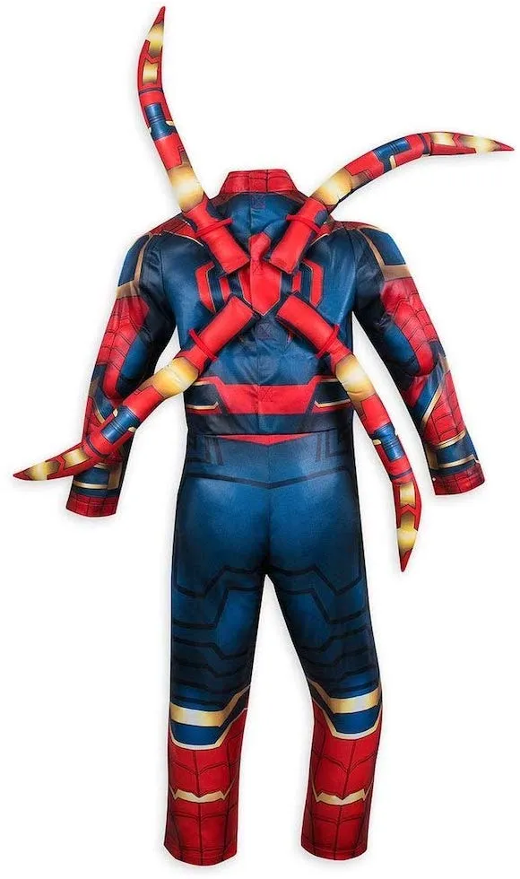 Iron Spiderman Dress with Pullover mask and wings