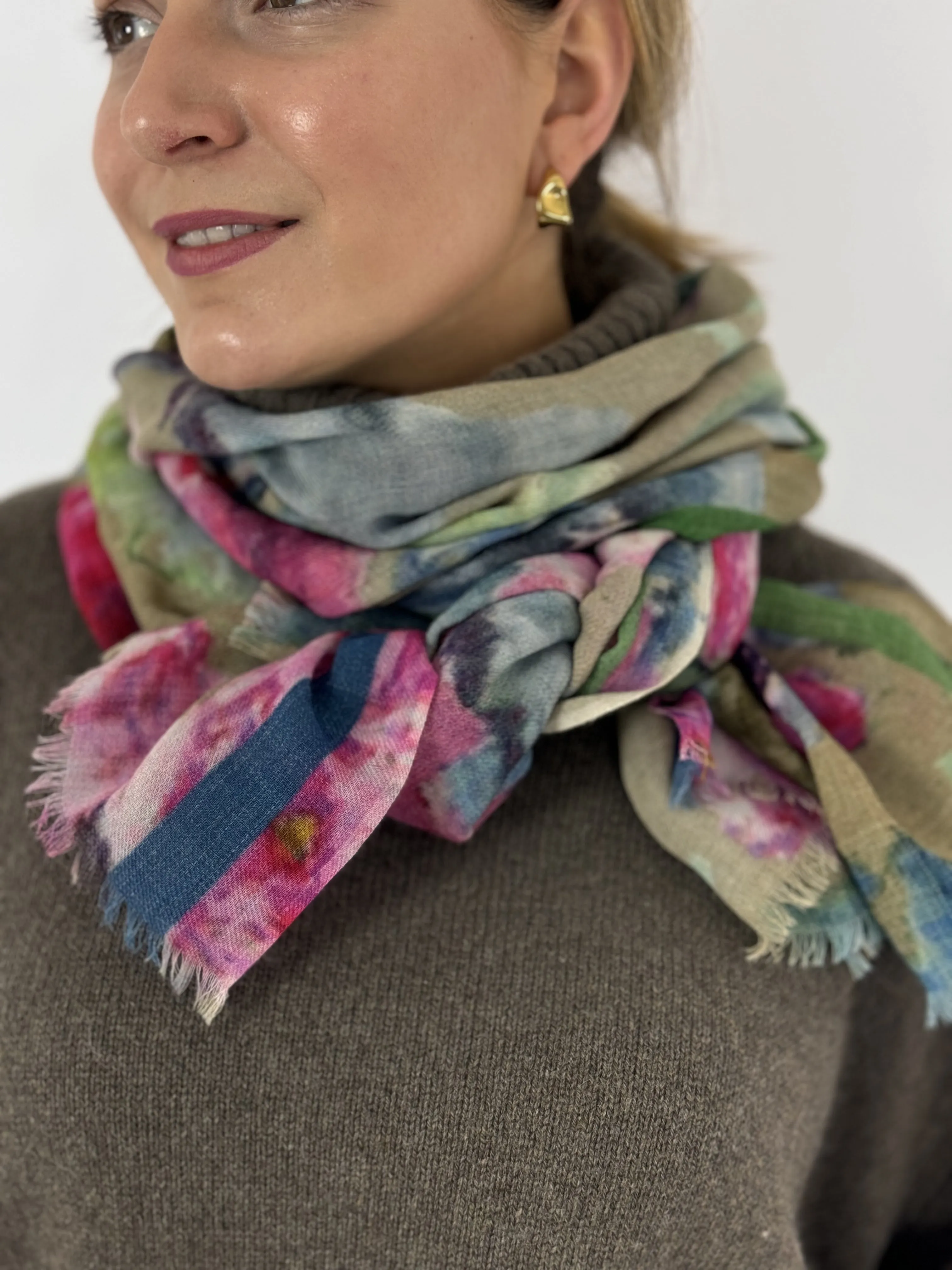Jo Edwards Rose Garden Scarf