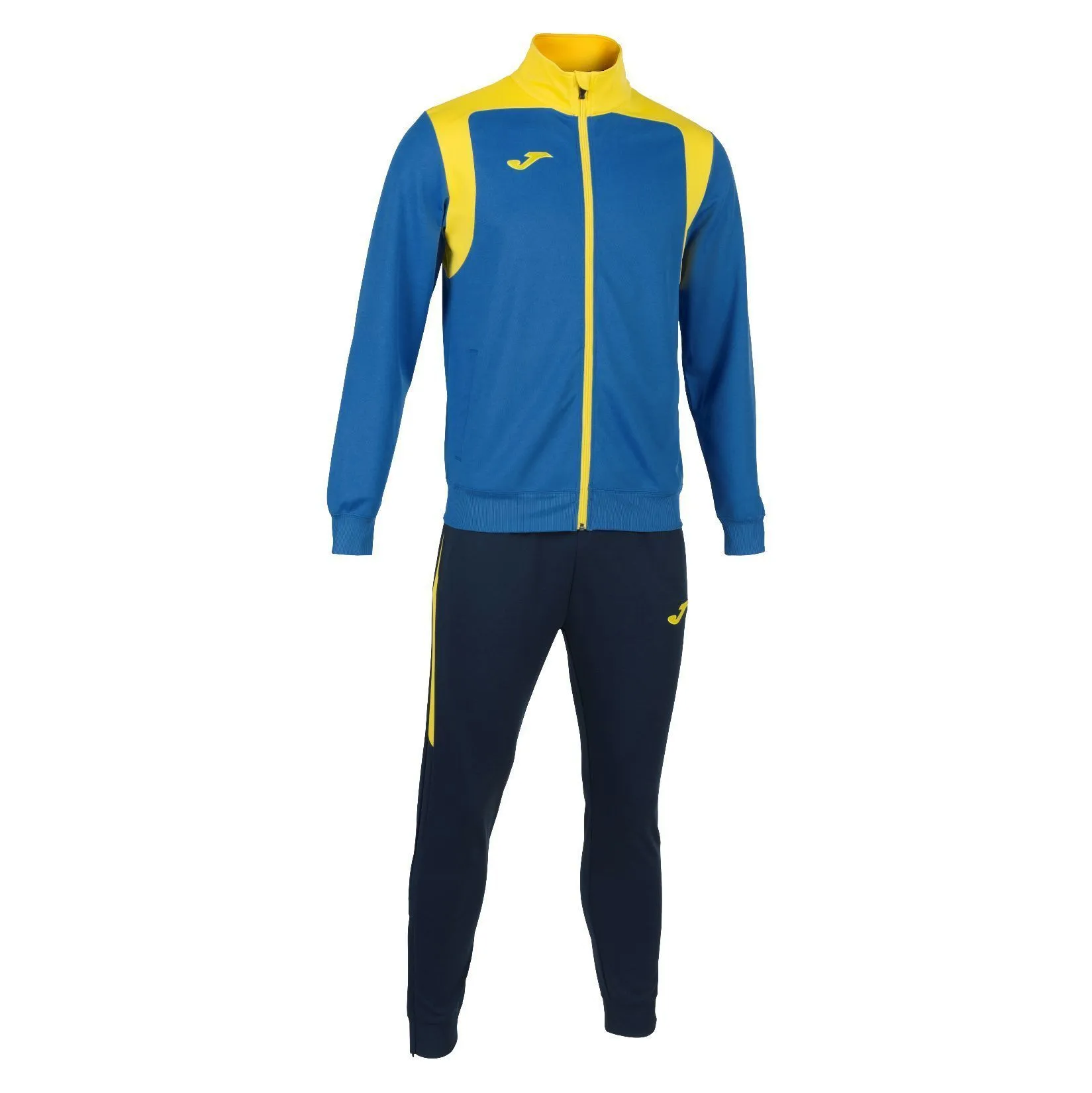 Joma Championship V Tracksuit Royal/Yellow Large
