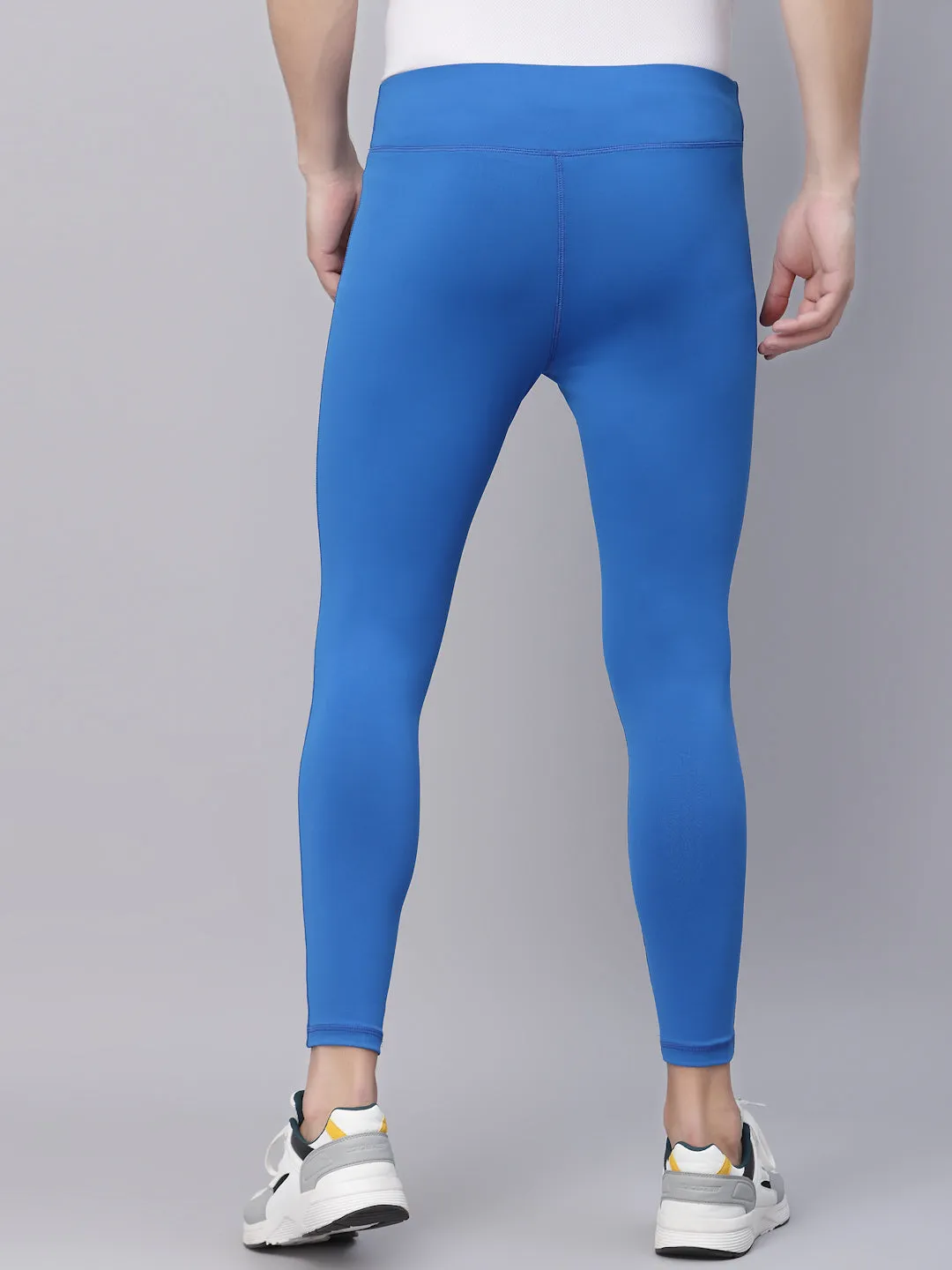 JUMP USA Royal Blue Rapid-Dry Training Tights For Men