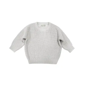 Knit Cotton Sweater - Gray Stash