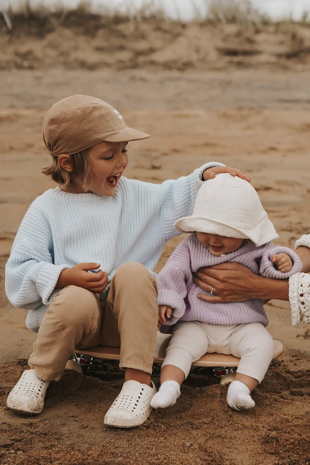 Knit Cotton Sweater - Royal Lavender
