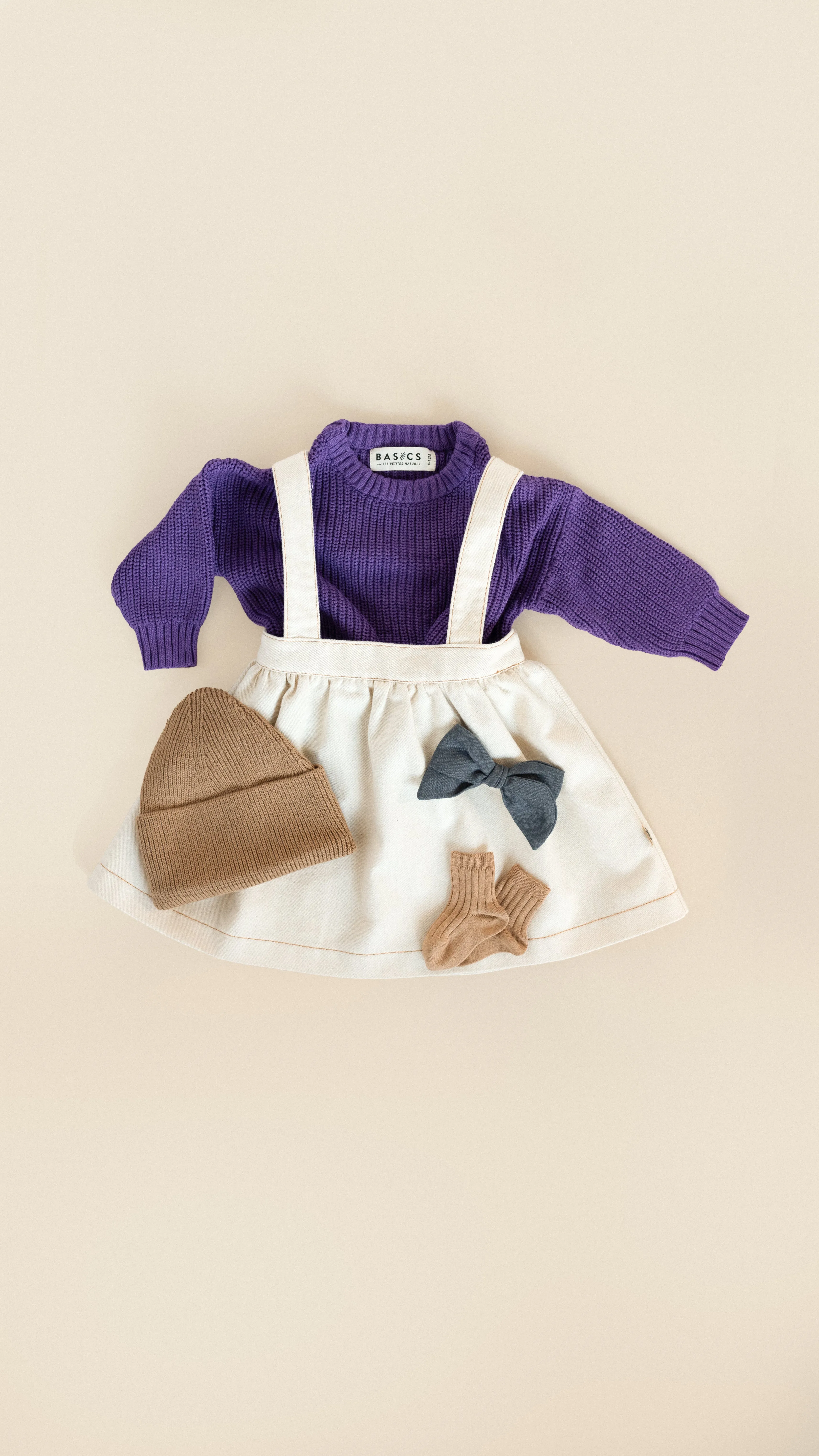 Knit Cotton Sweater - Royal Lavender