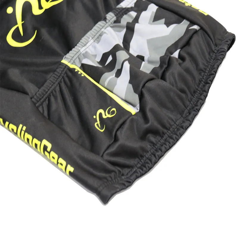 LEROUX Green Fleece Retro Cycling Vest