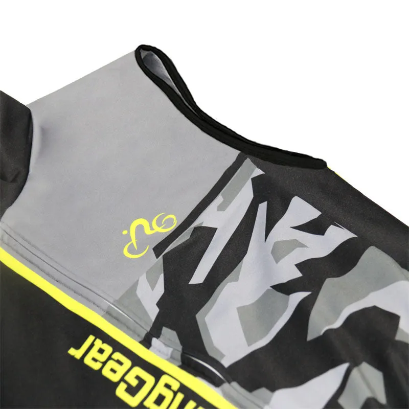 LEROUX Green Fleece Retro Cycling Vest