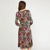 Lobster Clover Print Button Front Dress