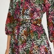 Lobster Clover Print Button Front Dress