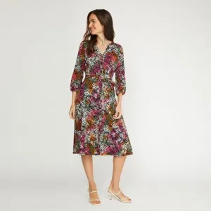 Lobster Clover Print Button Front Dress