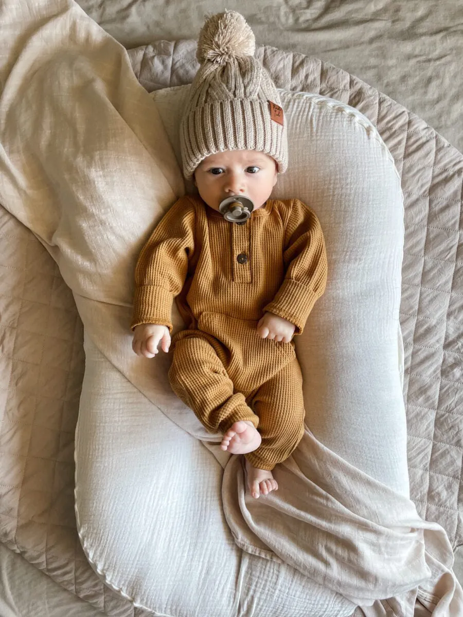 Lux Tan Beanie