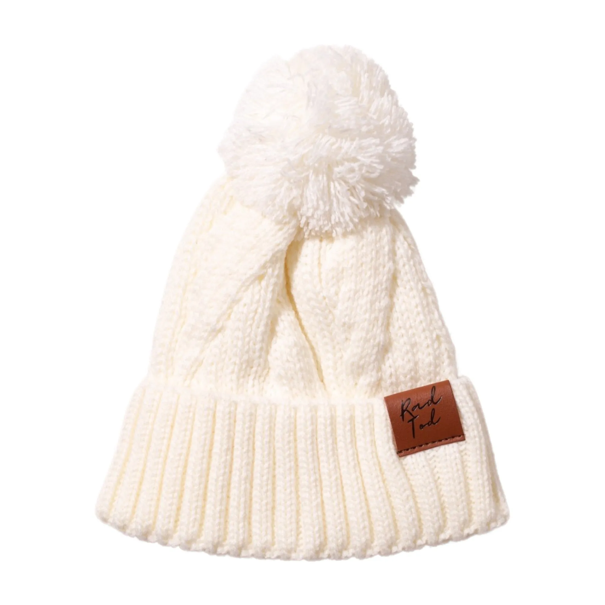 Lux - White Adult Beanie