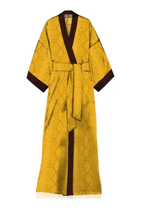 Made with Cupro Long Kimono Robe Dress