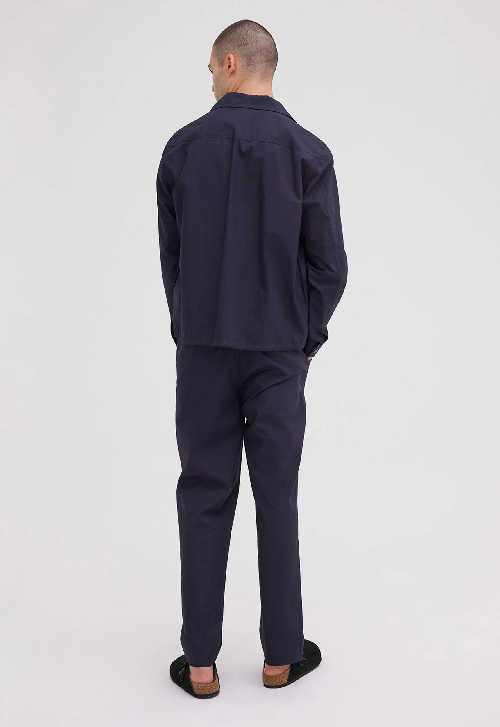 Martell Cotton Jacket in Darkest Navy