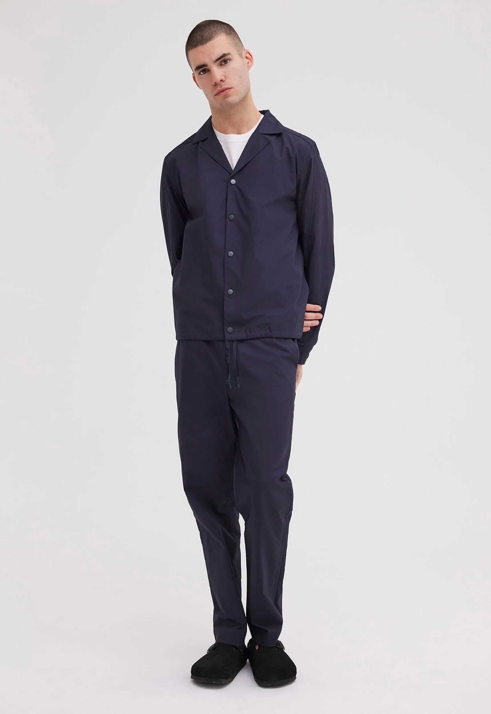 Martell Cotton Jacket in Darkest Navy