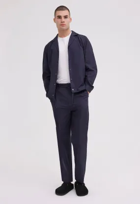 Martell Cotton Jacket in Darkest Navy