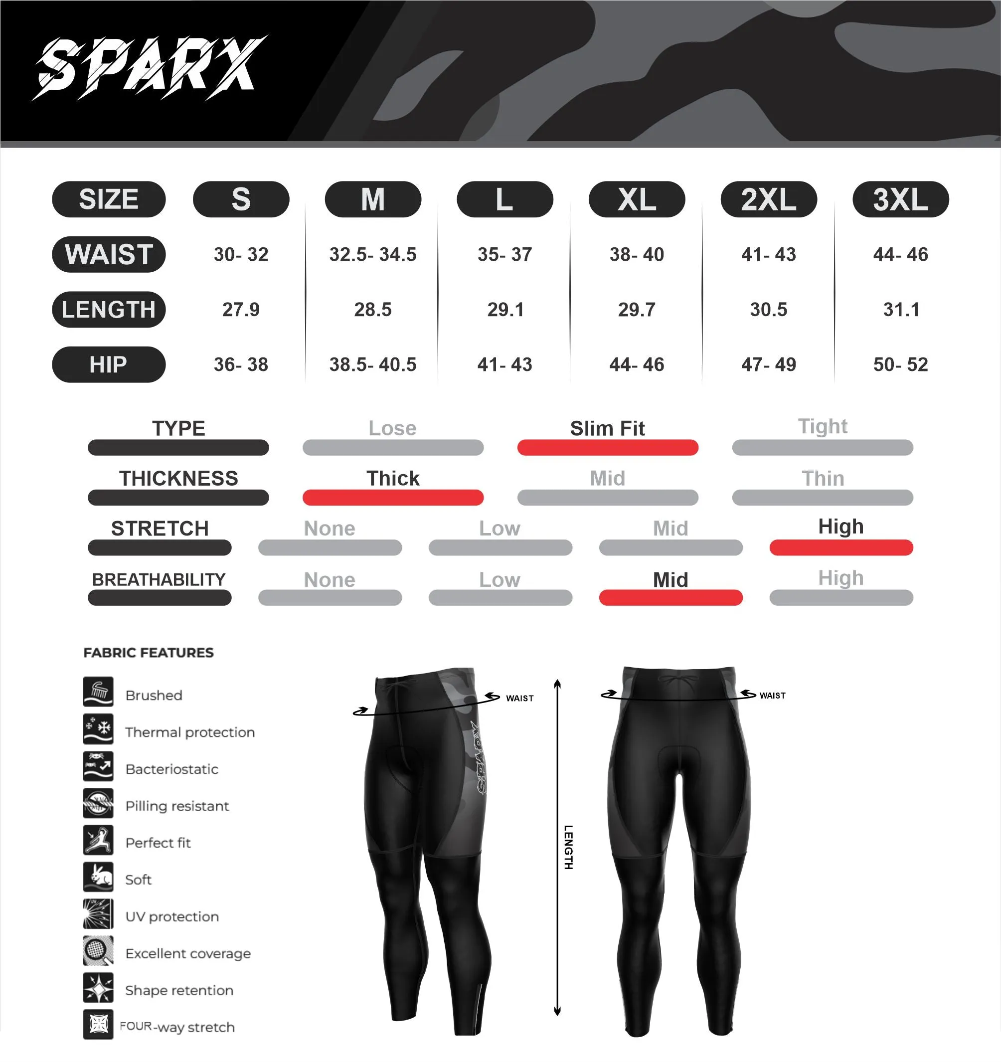 Men Dragon Cycling Tights