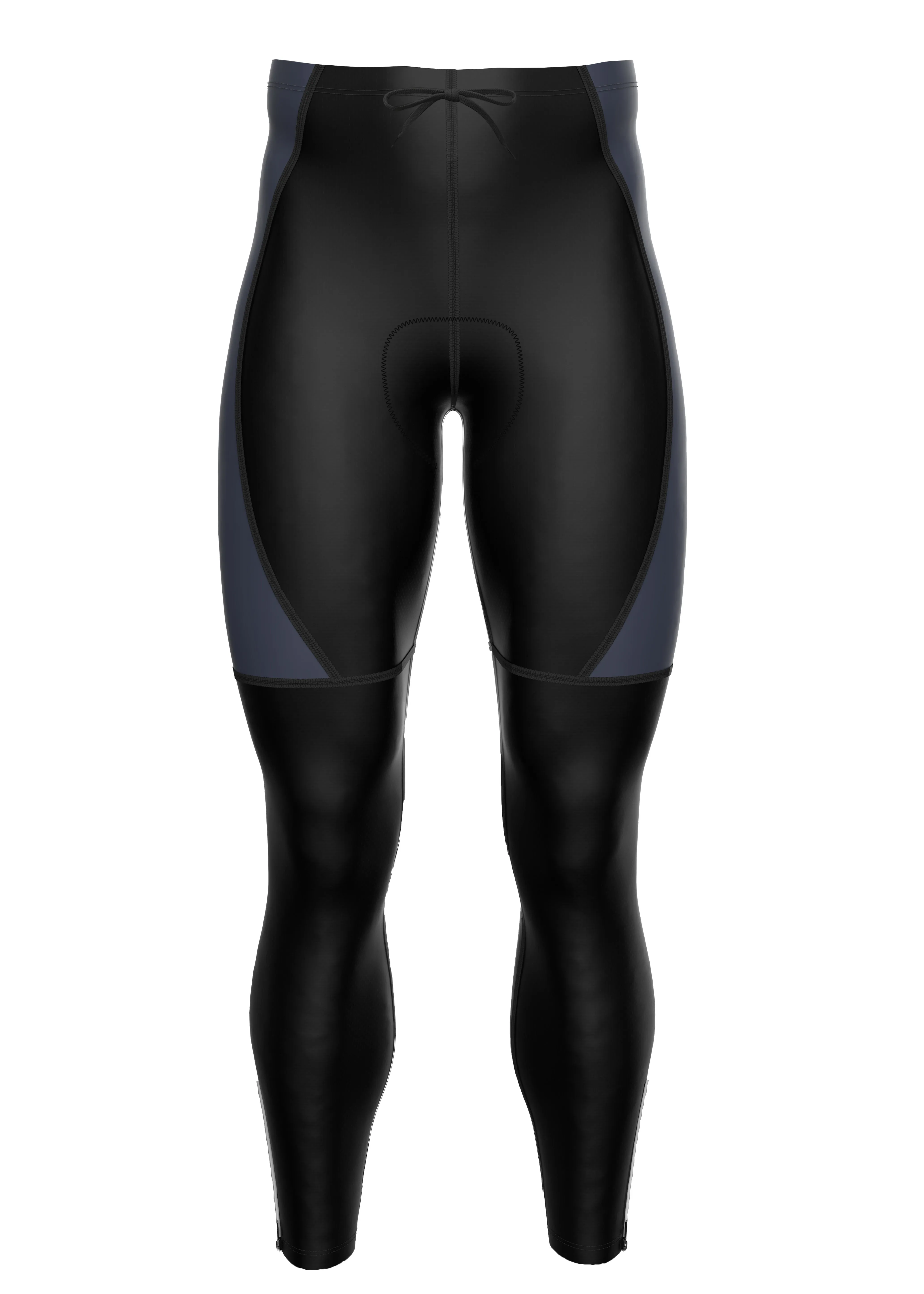 Men Gray Cycling Tights
