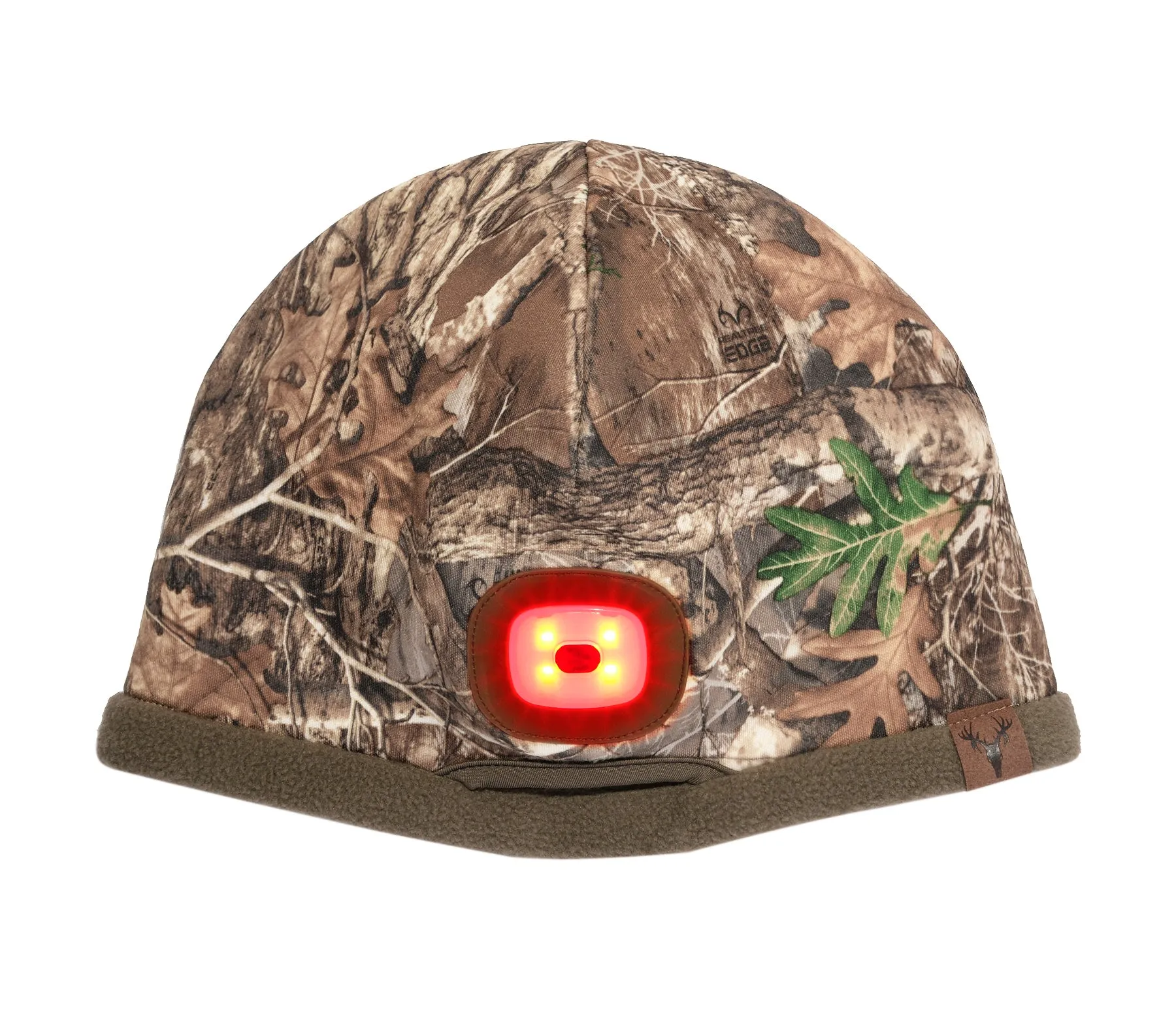 Men’s Camo Triton Rechargeable LED Lighted Fleece Beanie