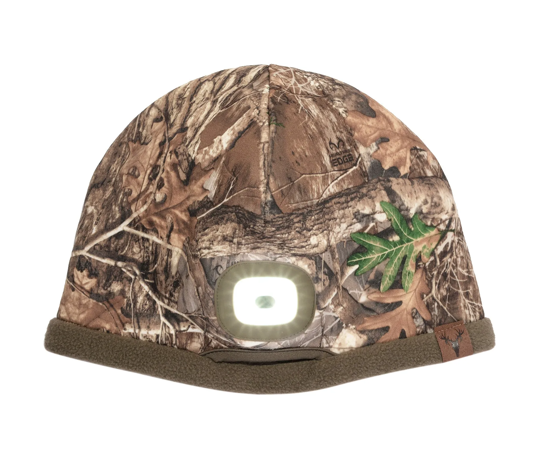 Men’s Camo Triton Rechargeable LED Lighted Fleece Beanie